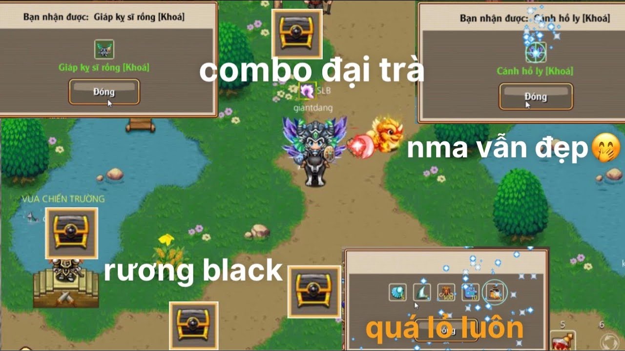 HSO Server Kỳ Lân| nhận quà đấu giá và mở rương black săn vé đổi đồ mà đen như c~ h o' ý ae