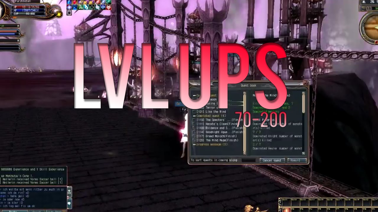 Vorms Last Chaos - Lvl Ups: 70-200