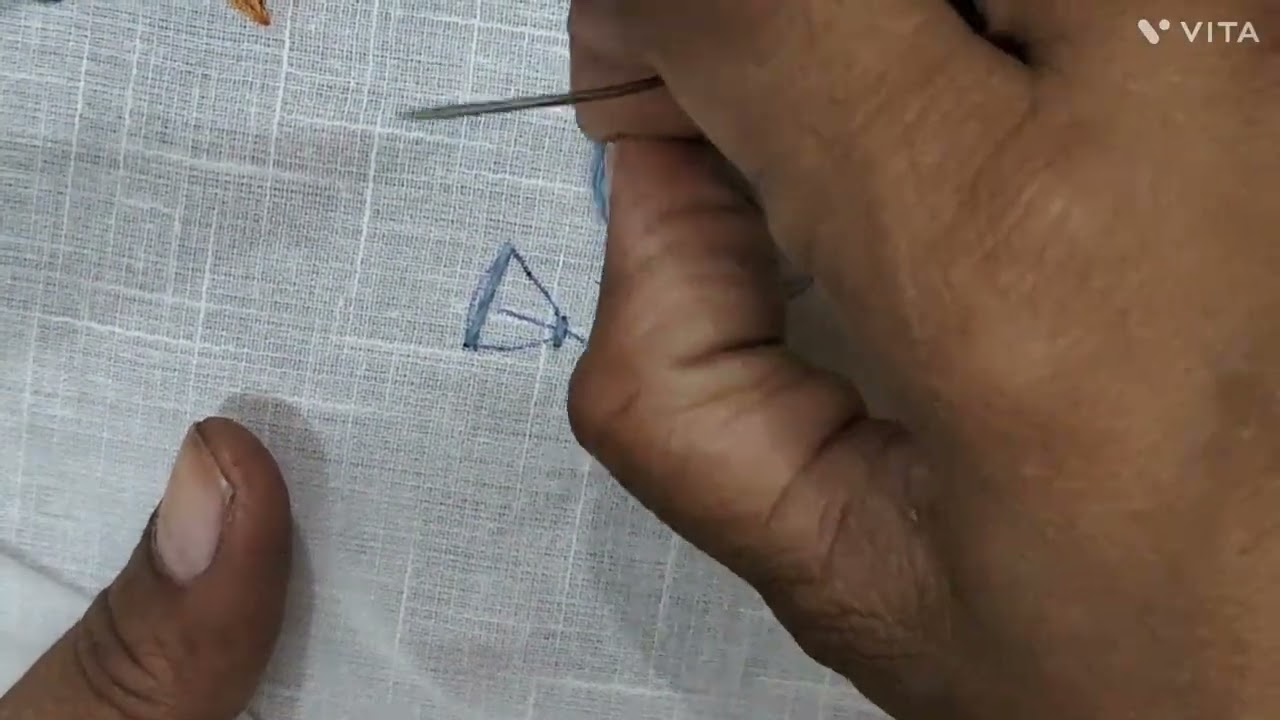 Beautiful  and gorgeous flower embroidery design # full  video #