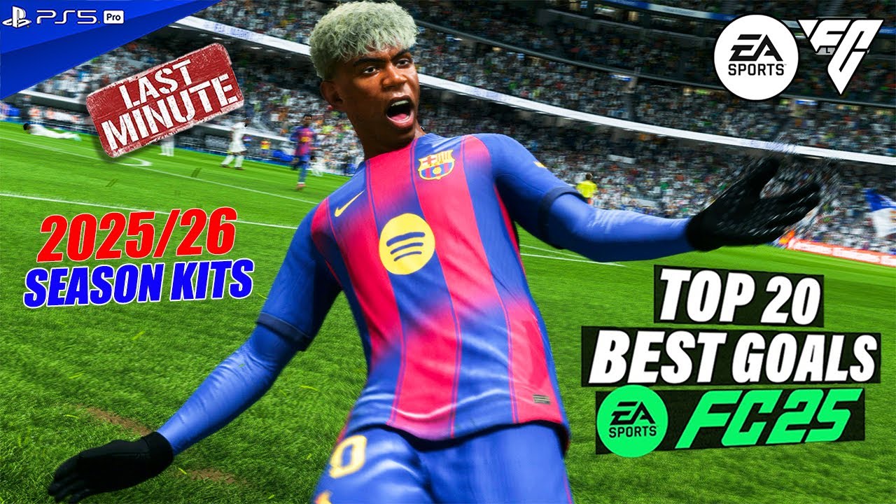 TOP 20 Last Minute Goals & Celebrations ⚽💥 | FC 26 Mod 2025/26 Kits | PS5™ [4K60]