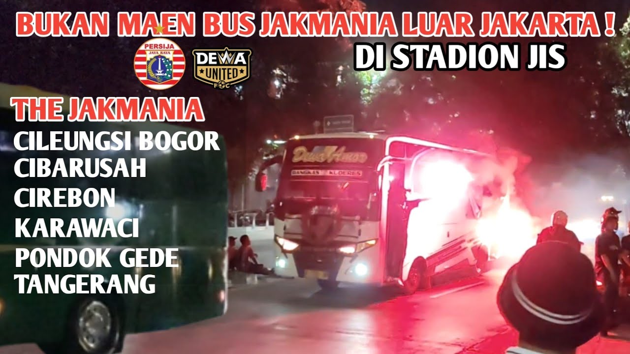 Bukan Maen Bus Jakmania Luar Kota Jakarta Kompak Banget! | The Jak Cileungsi Bogor 