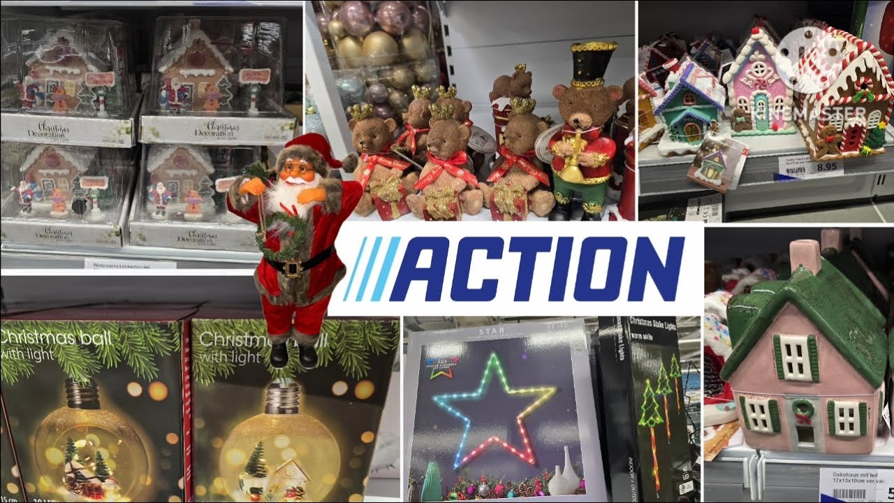 MEGA WEIHNACHTSDEKO BEI ACTION 2025 🎄 DAS MUSST DU SEHEN!