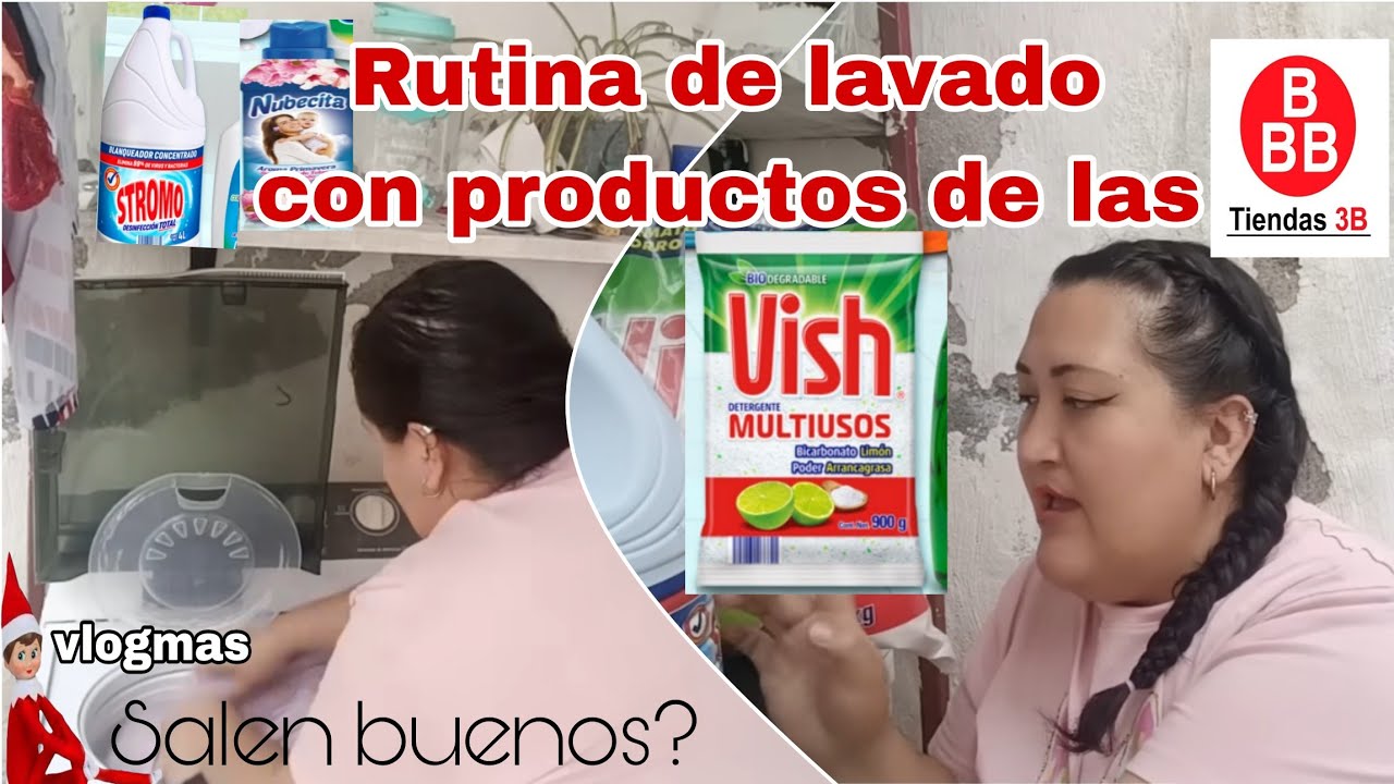 Rutina de LAVADO con PRODUCTOS de La Marca 3B salen buenos? 🌲 vlogmas #10❄️ #rutinadelavado 