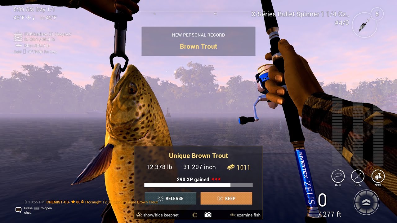 Unique Brown Trout  Hotspot Guide - Saint Croix Lake Michigan - Fishing Planet