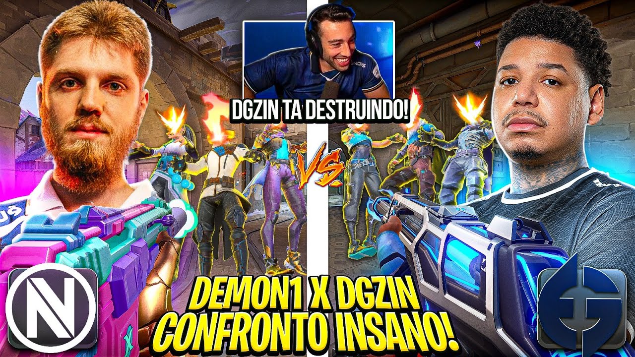 DGZIN e DEMON1 SE ENFRENTARAM NO PALCO e DEIXARAM OS STREAMER EM CHOQUE! EG x ENVY