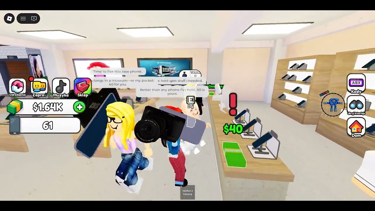 sklep z telefonami gra na roblox