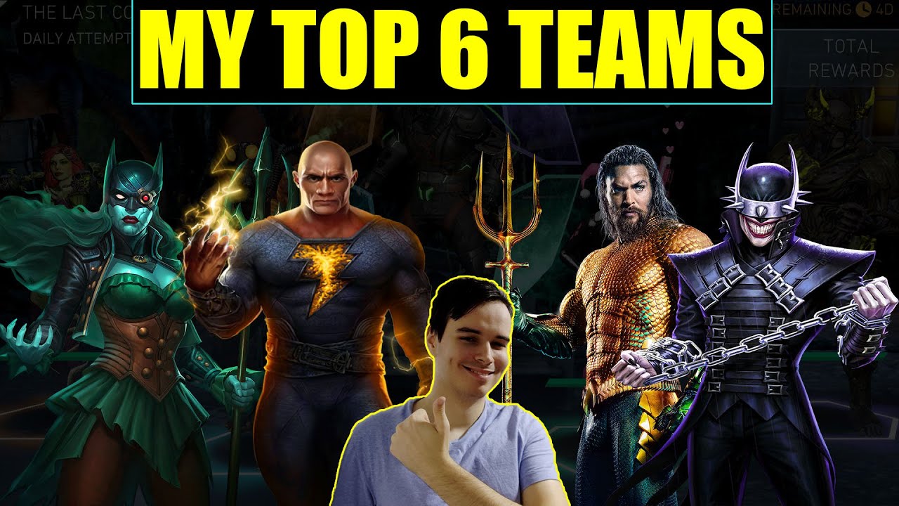 Мои 6 лучших команд для одиночных рейдов в Injustice 2 Mobile на данный момент