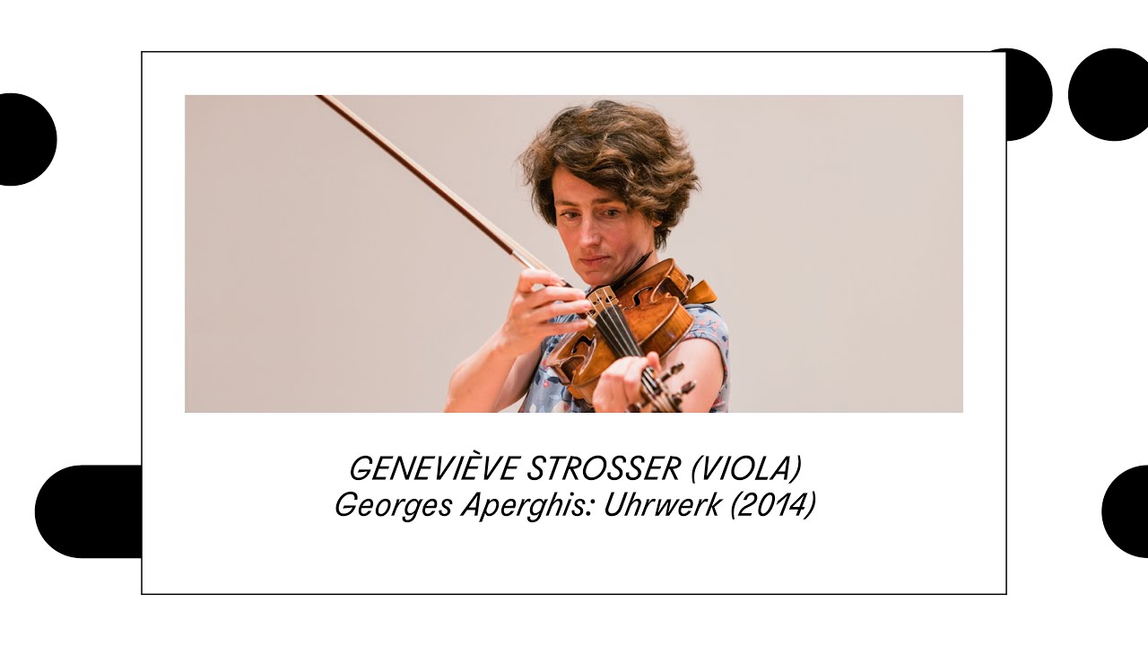 DARMSTADT SHORTS: Genevieve Strosser plays Georges Aperghis