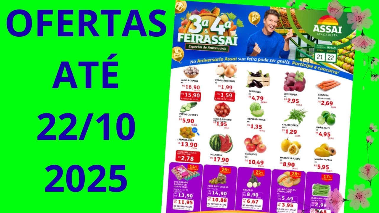 ASSA&Iacute; ATACADISTA OFERTAS AT&Eacute; 22 10 2025 FOLHETO OFERTAS FEIRA SP