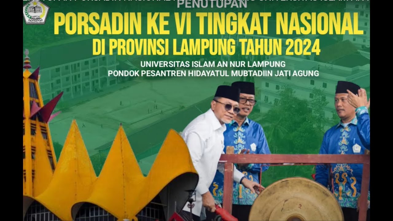 Live Penutupan Porsadin Nasional VI Tahun 2024