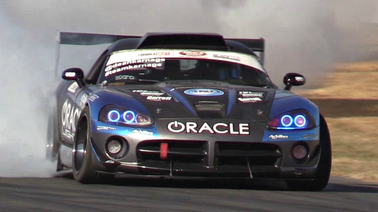 1100HP Twin Turbo Dodge Viper SRT10 with Nitrous Ripping Up Goodwood Hillclimb!