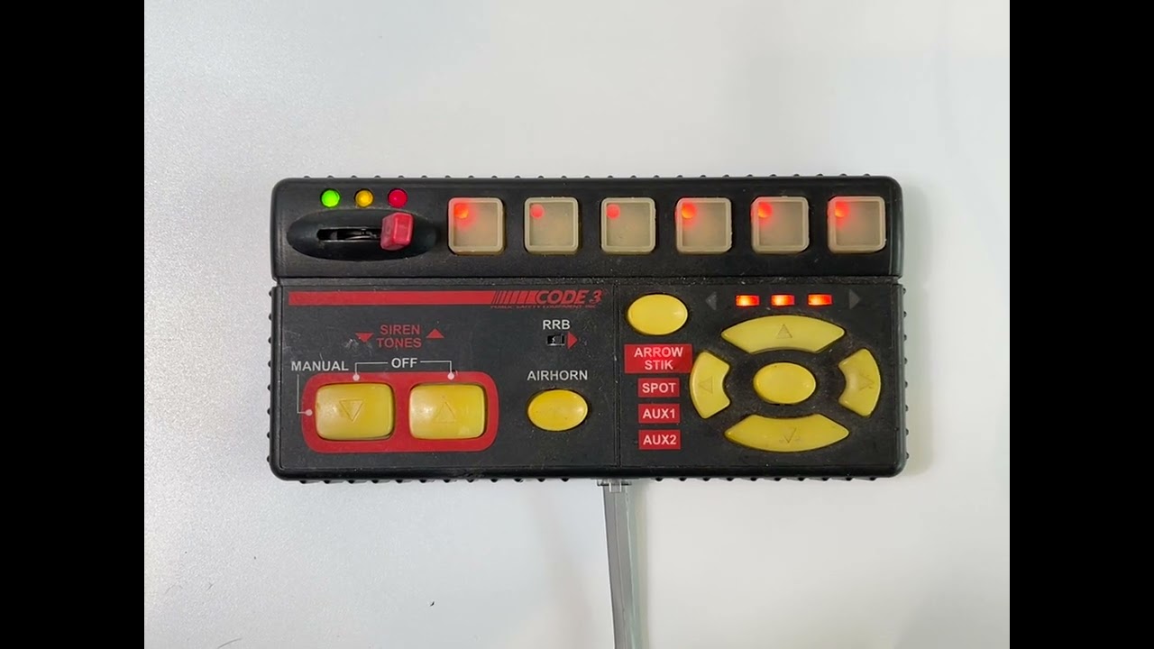 GovDeals: CODE 3 RLS 3999 LIGHT AND SIREN CONTROLLER ARROWST