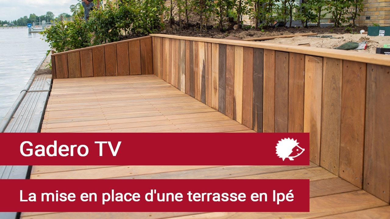 La mise en place d'une terrasse en Ipé - Gadero France