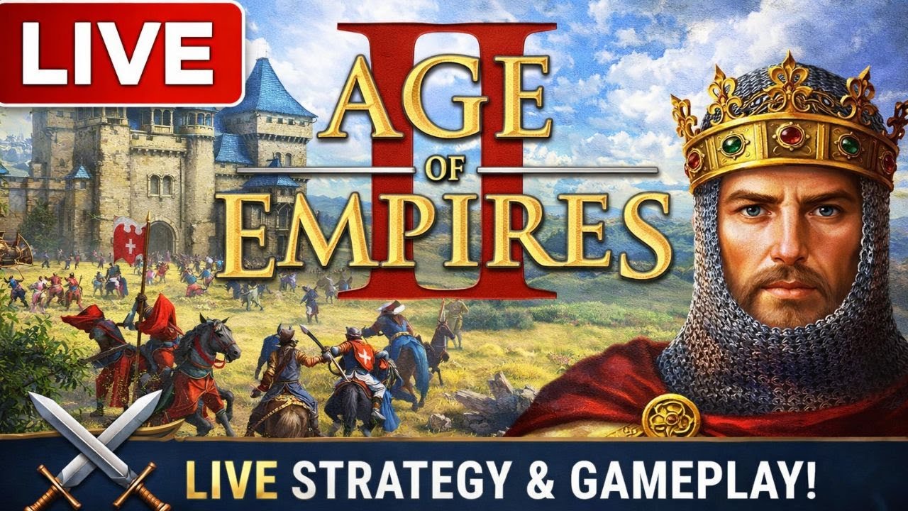 LIVE 🔴 Age of Empires II | Ranked RTS Battles & Strategy