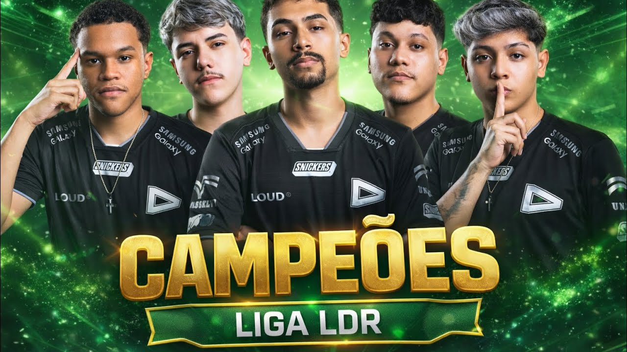 A LOUD DEU UMA AULA DE FREE FIRE NA ÚLTIMA QUEDA E CONQUISTOU O BI CAMPEONATO DA LIGA DO REI!🔥💚