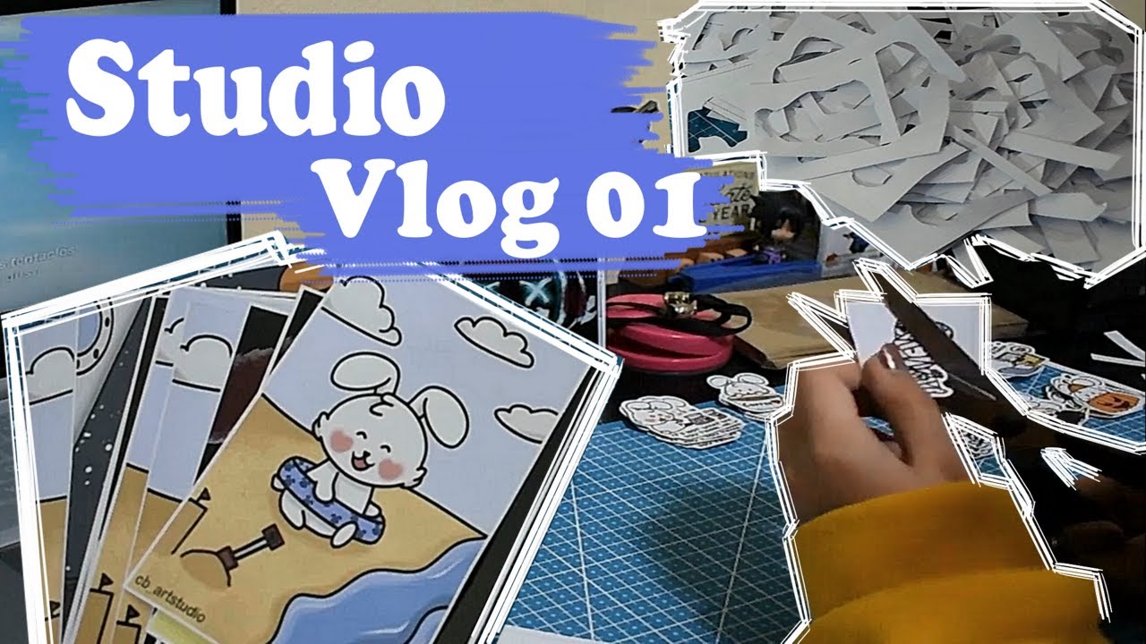 ☆ Studio vlog 01: Preparing to open a sticker shop| Philippines