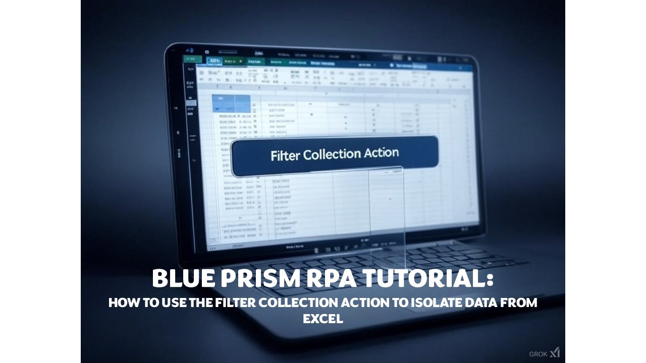 Blue Prism RPA Tutorial 2025: How to Use the Filter Collection Action to Isolate Data from Excel