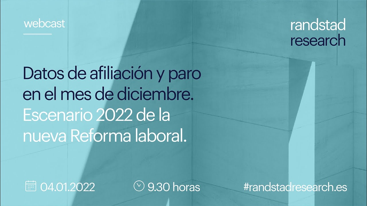 Datos de afiliación y paro del mes de diciembre.