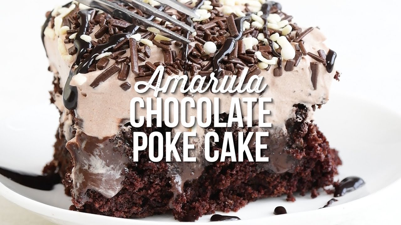 Chocolate Poke Cake | Supergolden Bakes