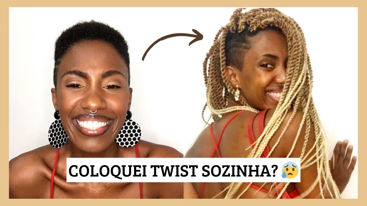 COMO COLOCAR TWIST NO CABELO CURTO? | #twistbraids #shorthair #crespo