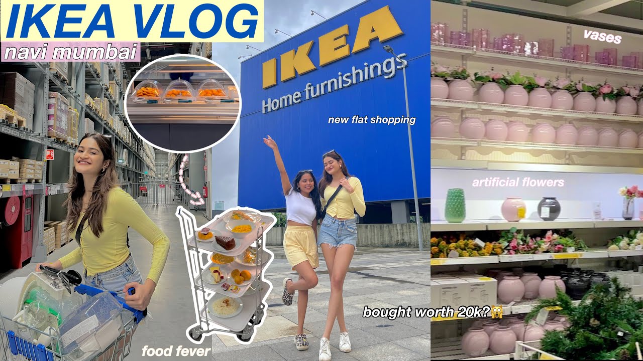 IKEA VLOG & HAUL | shopping for new flat✨ | kitchenware, cutlery, vases, artificial flowers etc.
