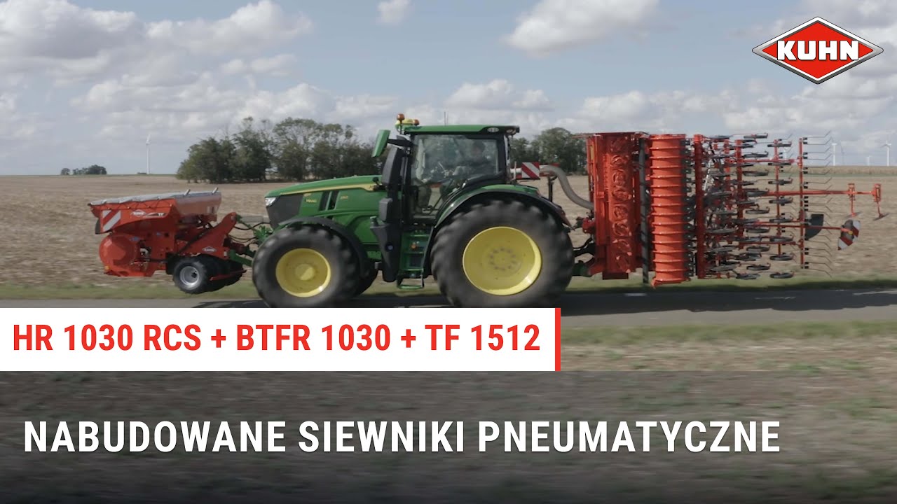 Modułowe siewniki pneumatyczne | HR 1030 RCS + BTFR 1030 | KUHN