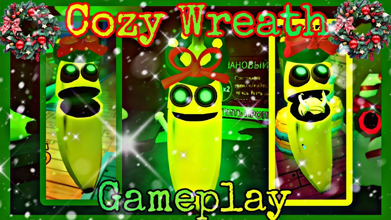 💛Banana eats Roblox - Cozy Wreath! Gameplay💚