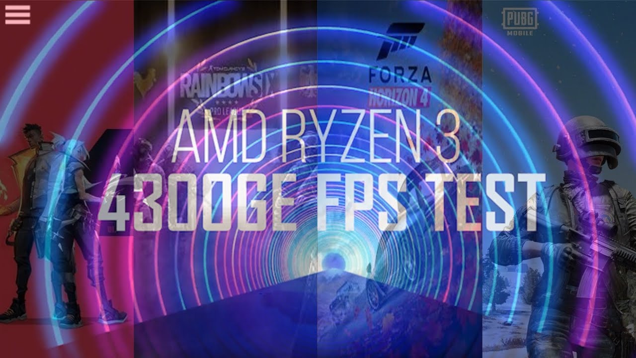 Ryzen 3 4300GE ile 10 adet oyun testi
