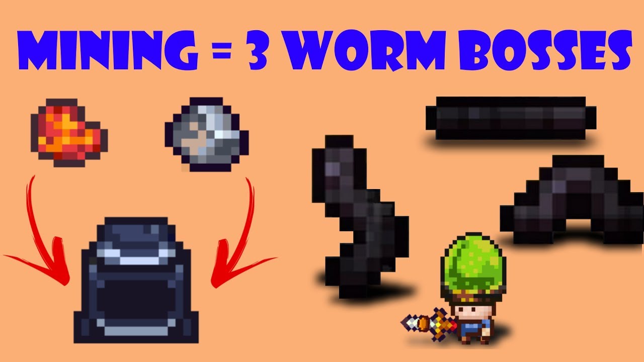 9 FURNACES AND  3 WORM BOSSES | Pixel Survival 3 Walkthrough #02