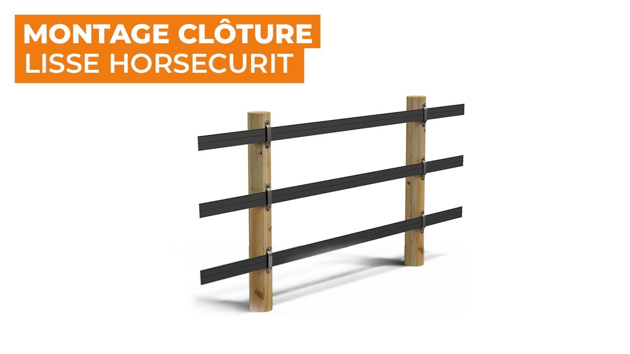 Cloture lisse Horsecurit - montage