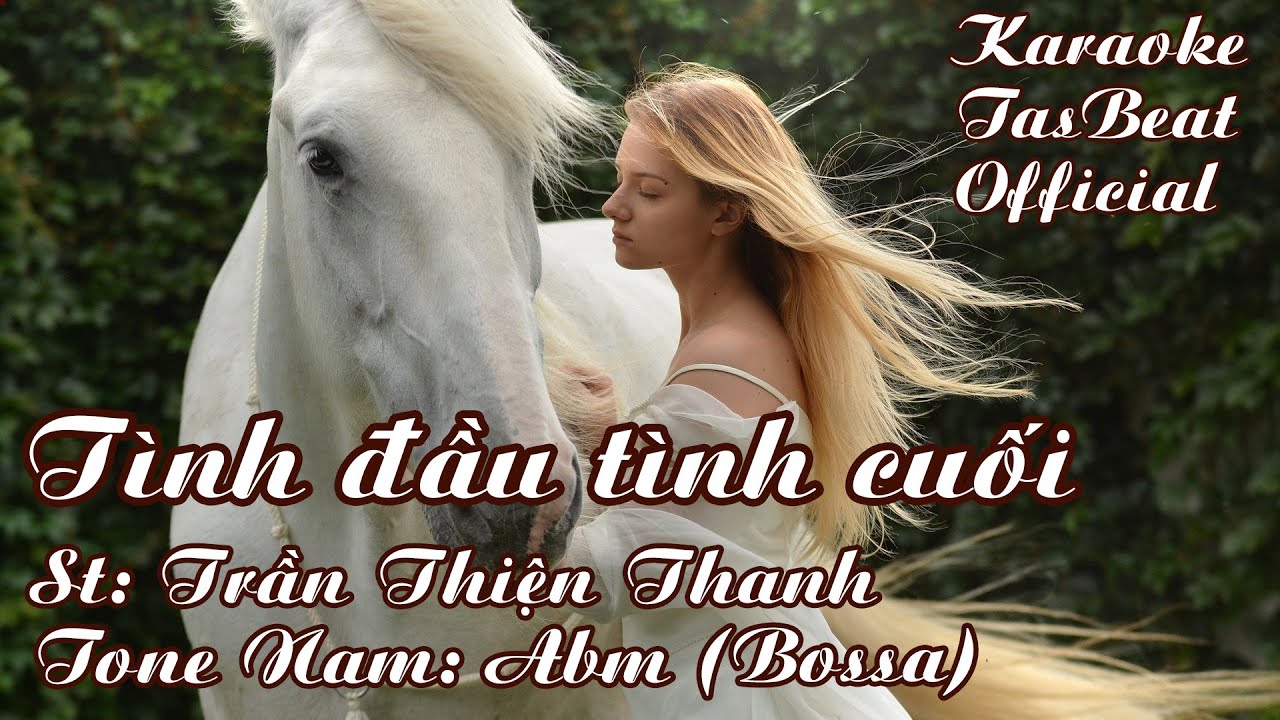 Karaoke Tình Đầu Tình Cuối (Bossa) Tone Nam | TAS BEAT