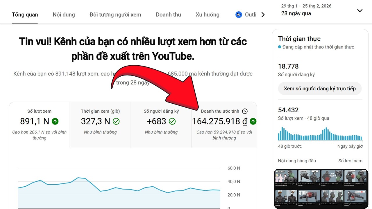 Chỉ 9 Video Key K&ecirc;nh N&agrave;y Đ&atilde; Kiếm Hơn 160 Triệu - Show K&ecirc;nh V&agrave; Share Key Youtube View Ngoại 2026