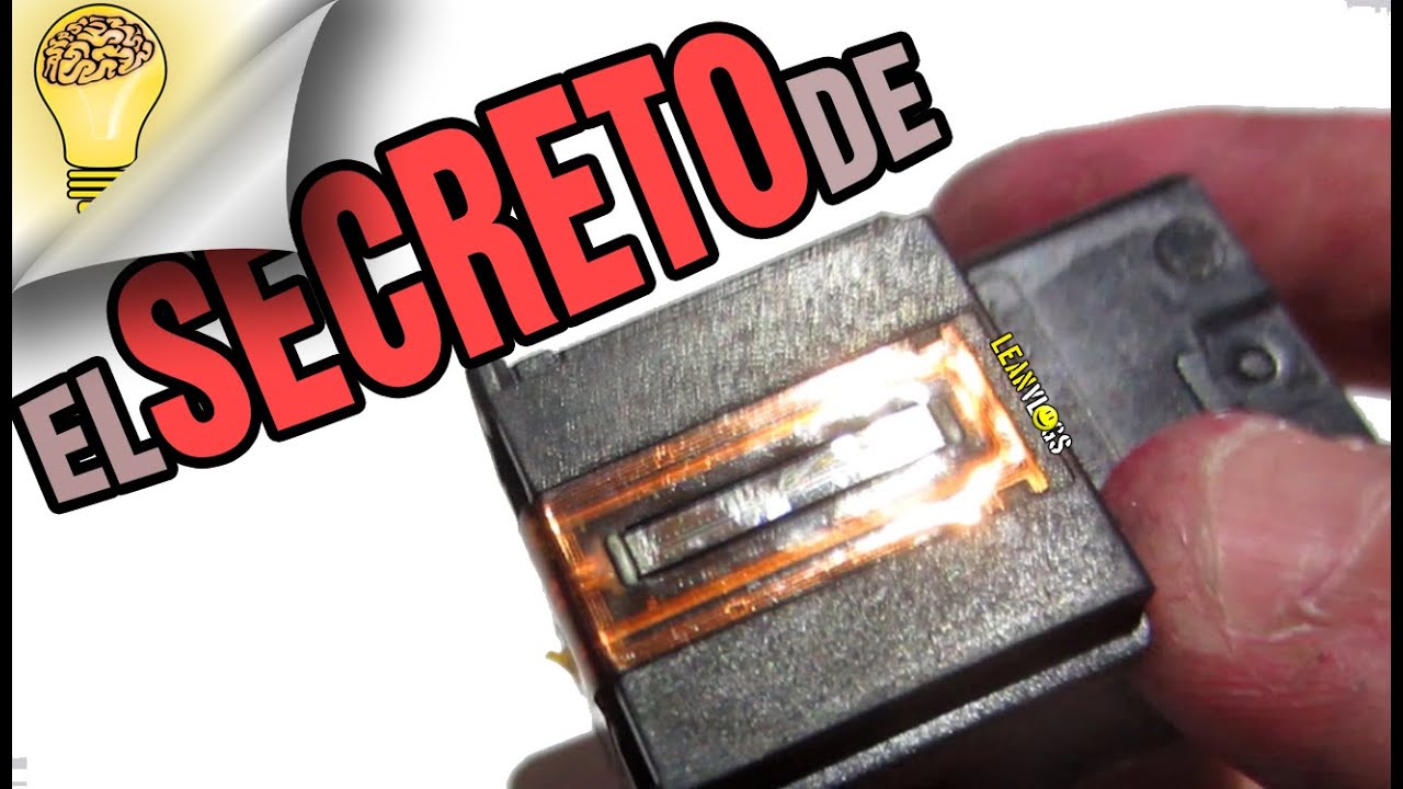 Cómo es por dentro un CARTUCHO DE TINTA INKJET 💡