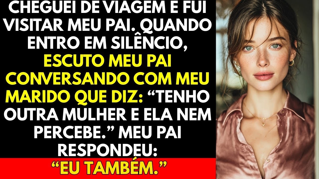 Cheguei de viagem e fui visitar meu pai  Quando entro em silêncio, escuto meu pai conversando co