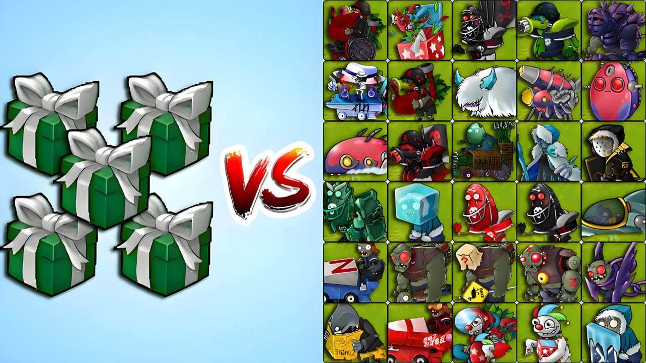 Plants Vs Zombies: 5 Green Box Plants Fusion Vs 30 Ultimate Zombies - PVZ Fusion 3.0