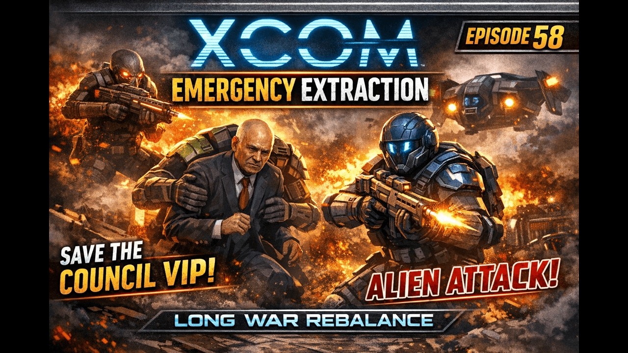 XCOM Enemy Unknown LW Rebalance S3E58: Экстренная эвакуация высокопоставленного члена Совета под ...