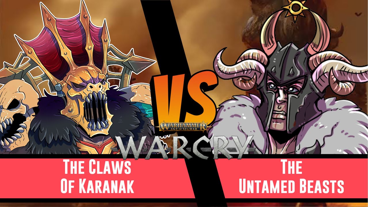 Age of Sigmar Warcry Battle Report: Claws of Karanak vs Untamed Beasts