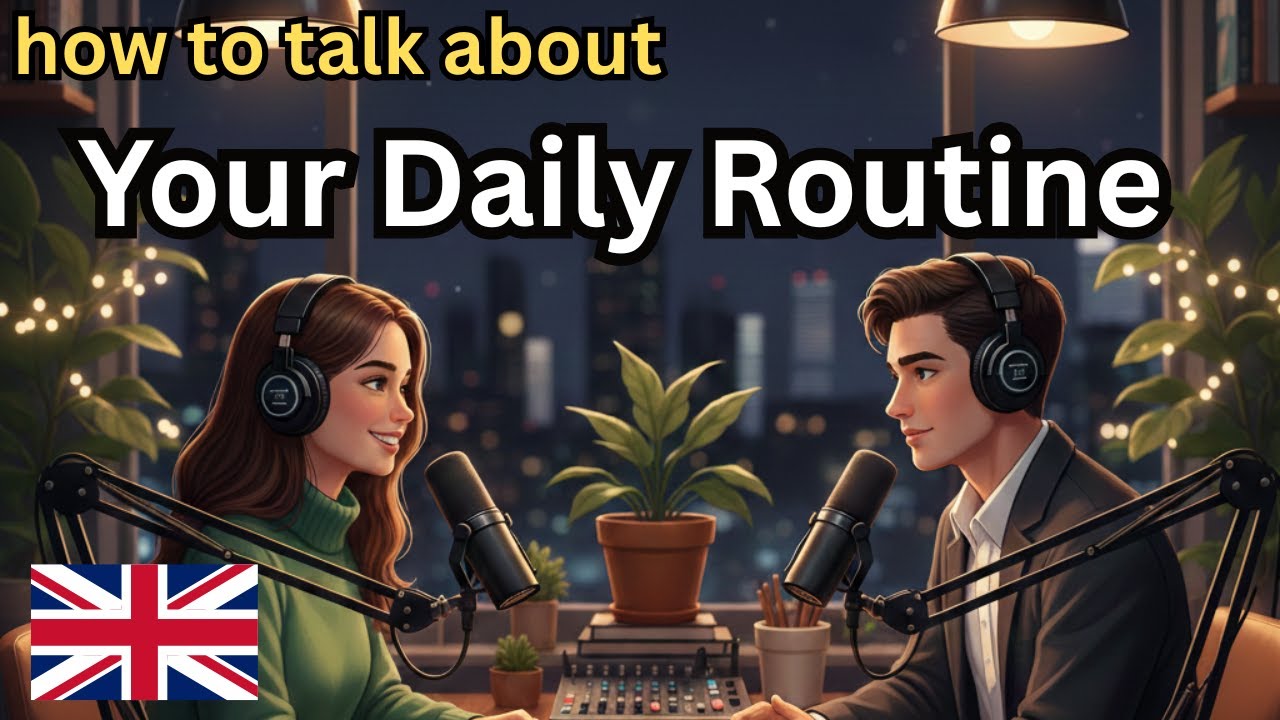 How to Talk About Your Daily Routine in English | English Conversation Practice