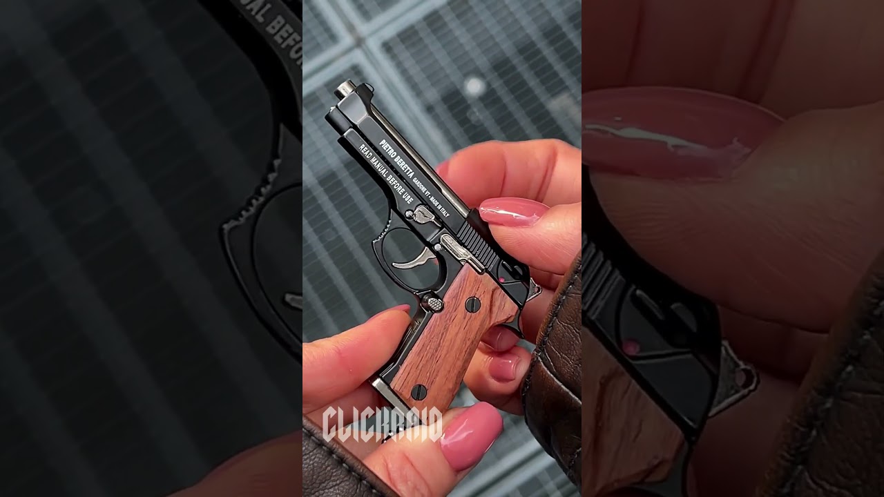 Beretta M92 Multitool - Wooden Black 15 #miniature #csgo #military #shorts #toys #outdoors #edc