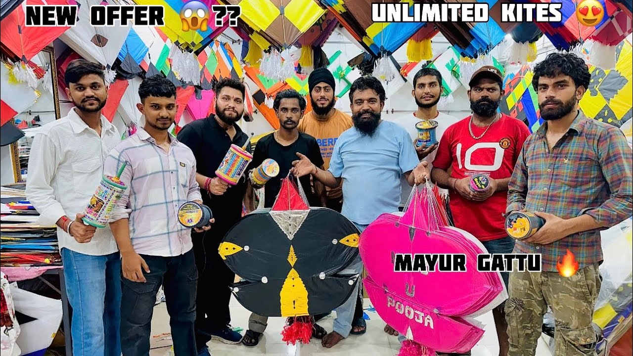 One more new offer 😱😱| sunny kite Shop 😍 |kites vlog ❤️| #kitemarket2025 #kiteshop #2025
