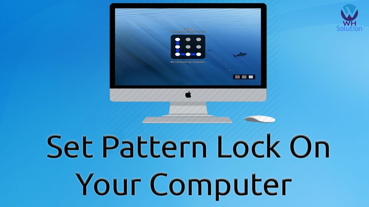 How to set pattern lock on your computer / laptop |