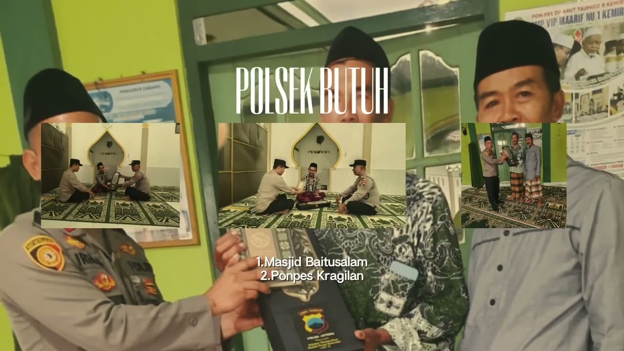 Polres Purworejo Salurkan Bantuan Berupa Sajadah dan Al-Qur’an di Wilayah Hukum Polres Purworejo