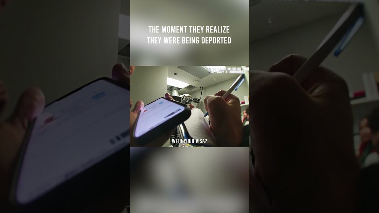 The Moment 2 Immigrant Realize They are Being Deported