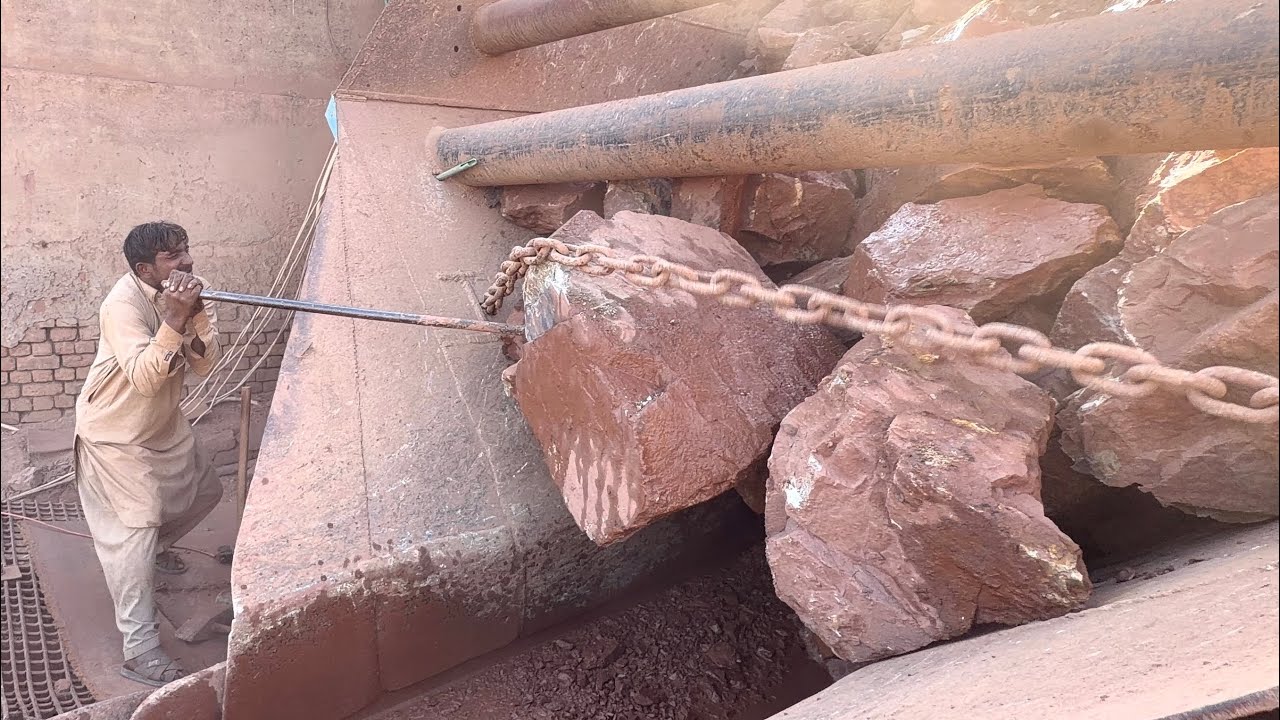 Extreme Hopper Jam 😱 Huge Hard Rocks Stuck in Crusher | Rock Crushing 126#stonecrusher 
