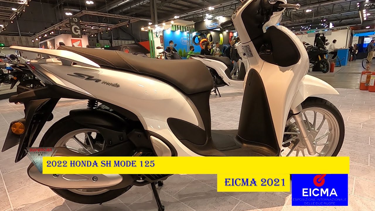 2022 Honda SH Mode 125 Walkaround EICMA 2021 Milan