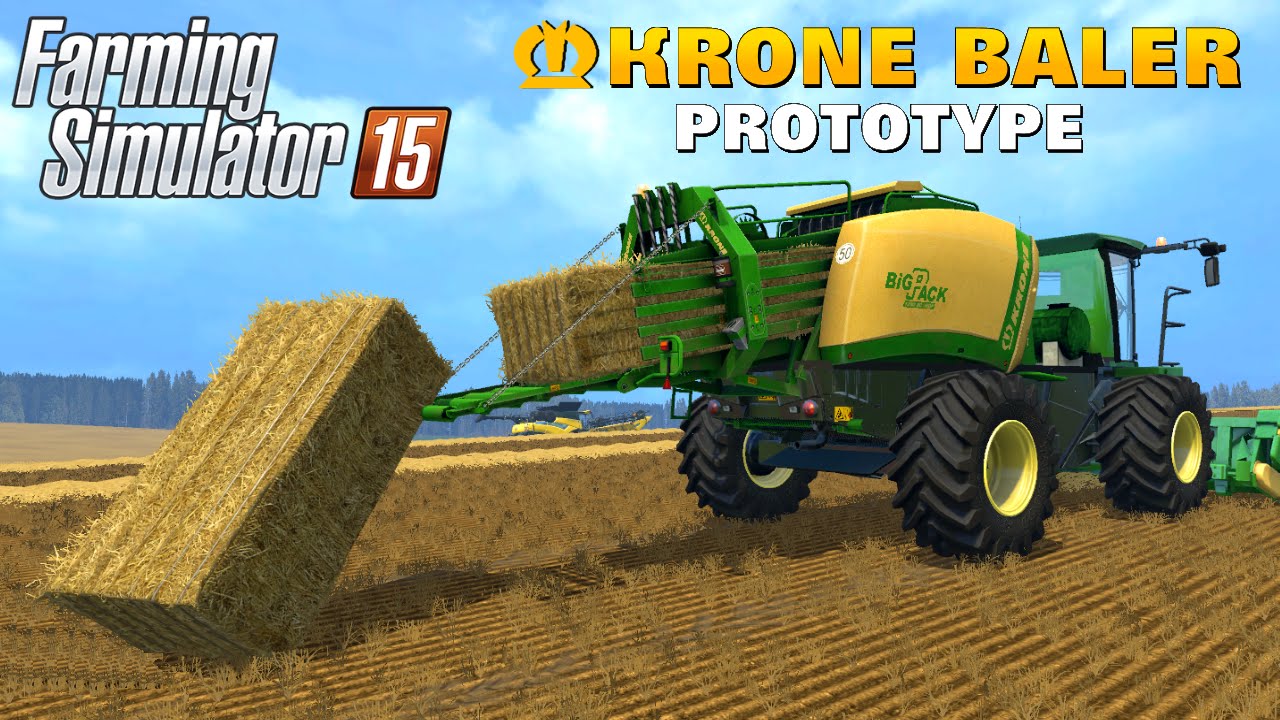 Farming Simulator 15 Mod KRONE BALER PROTOTYPE