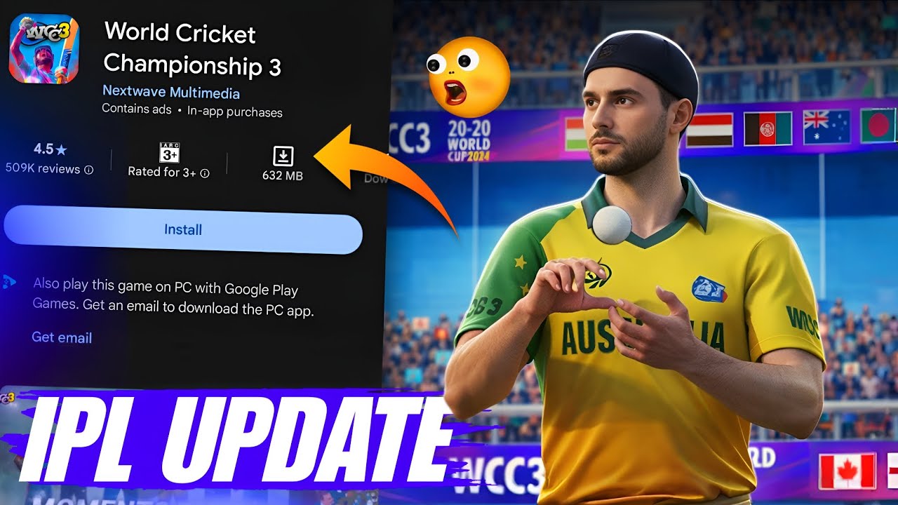 😱Wcc3 IPL Update Today ? New Stadiums & Ipl Tournament🔥 | Wcc3 Update 