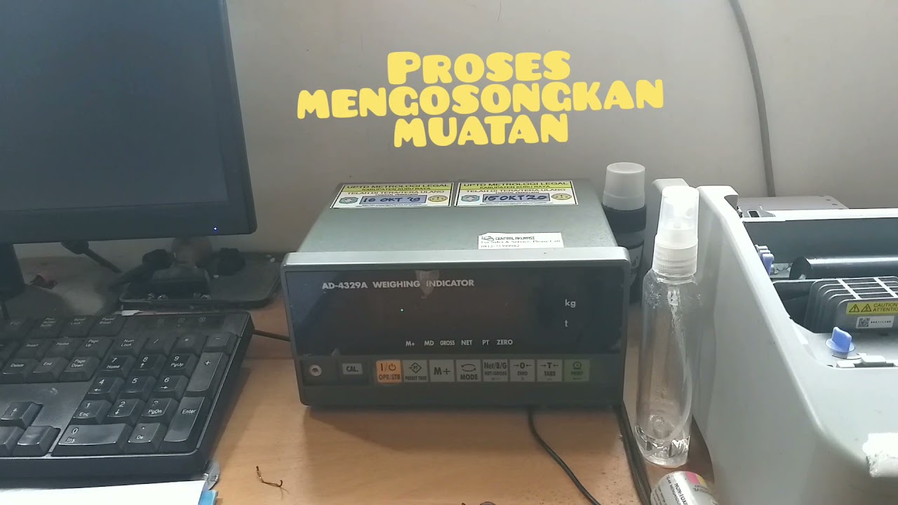 Kalibrasi Timbangan Elektronik Merk AND 4329 A