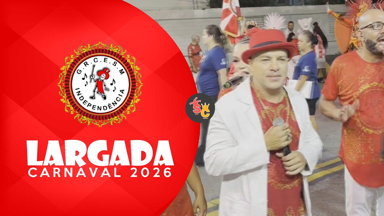 Largada do Desfile Oficial | Mocidade Independ&ecirc;ncia | Santos Carnaval 2026