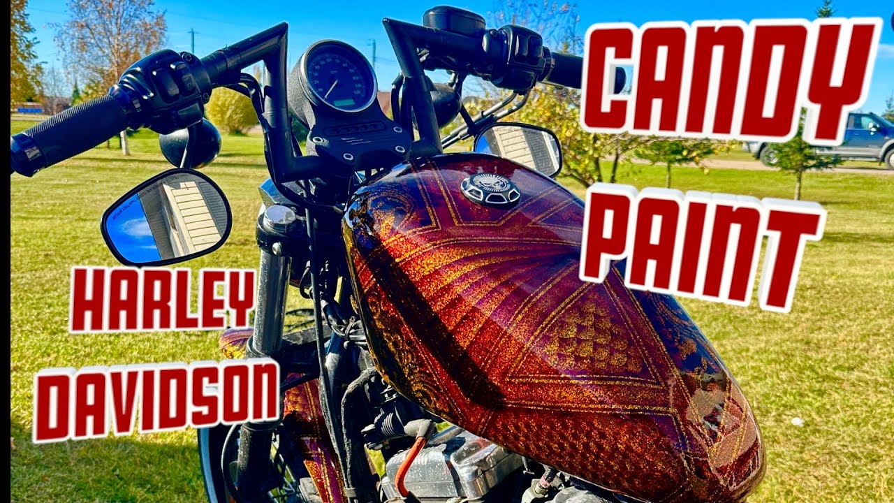 Do it yourself Candy Paint-Harley Davidson motorcycle